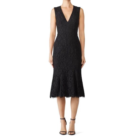 Fame & Partners The Bianca Dress Size 0 Black Midi  MSRP: $299 - Picture 2 of 7